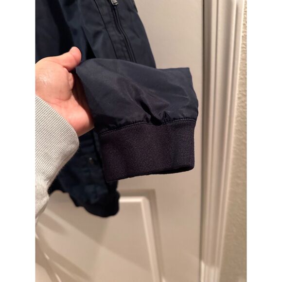 Michael Kors Midnight Blue Men's Zipper Down Bomber Style Jacket Size M - Picture 5 of 10